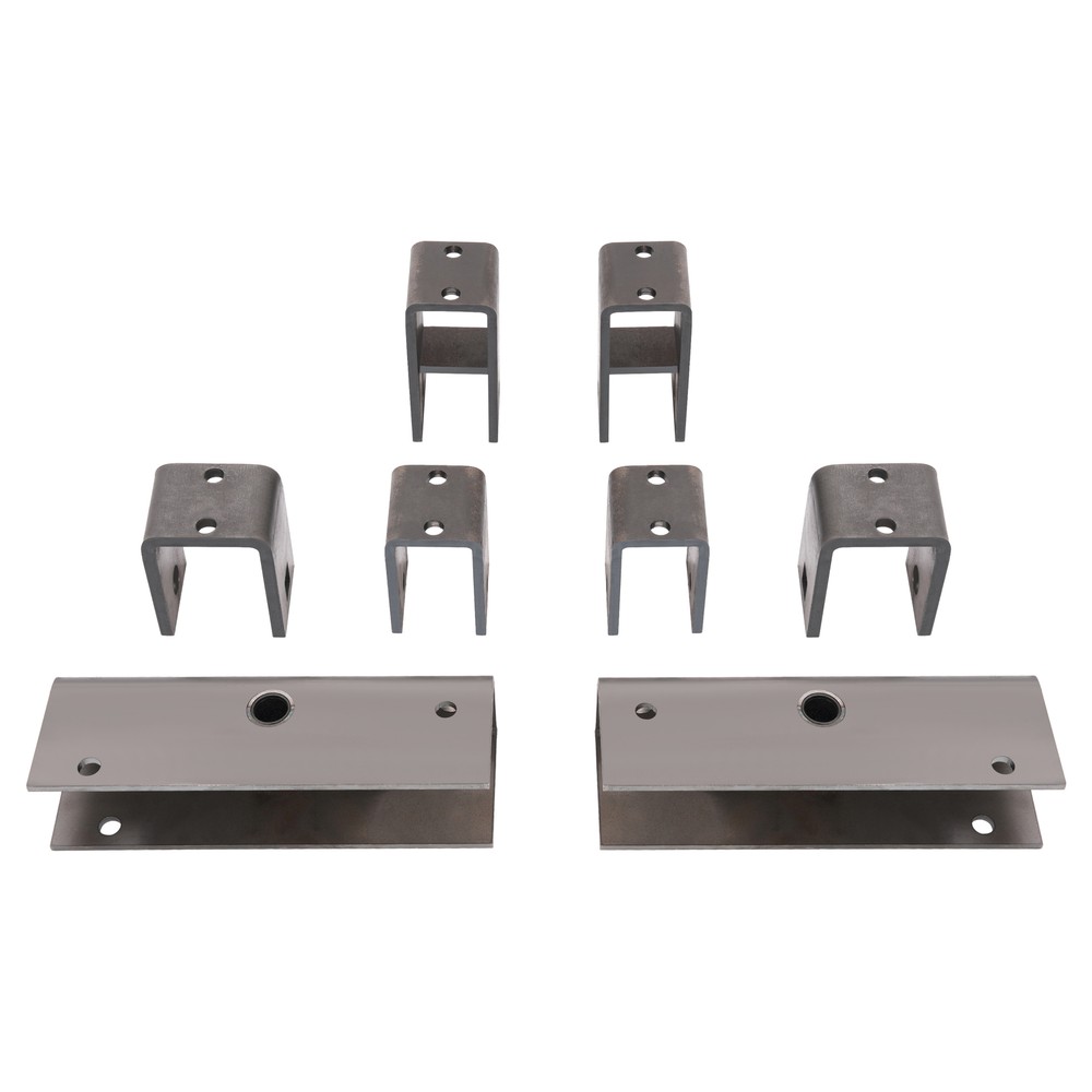 2" Trailer Slipper Spring Tandem Axle Attaching Hanger Kit w/ Equalizer Bolts