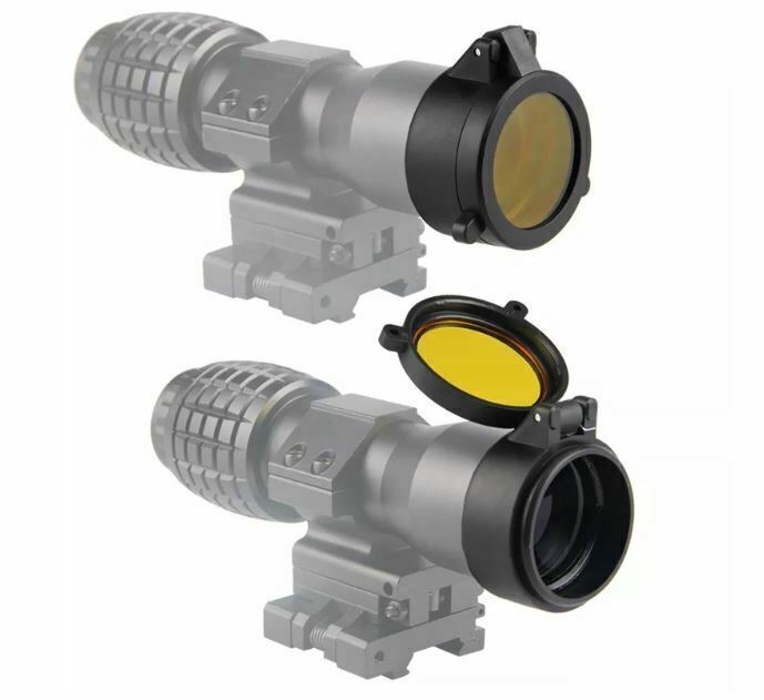 31 Size Rifle Scope Lens Cover Flip Up Cap Quick Spring Protection Objective Len