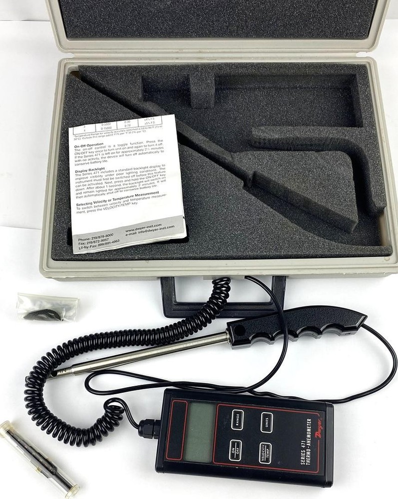 Dwyer Series 471 Thermo-Anemometer