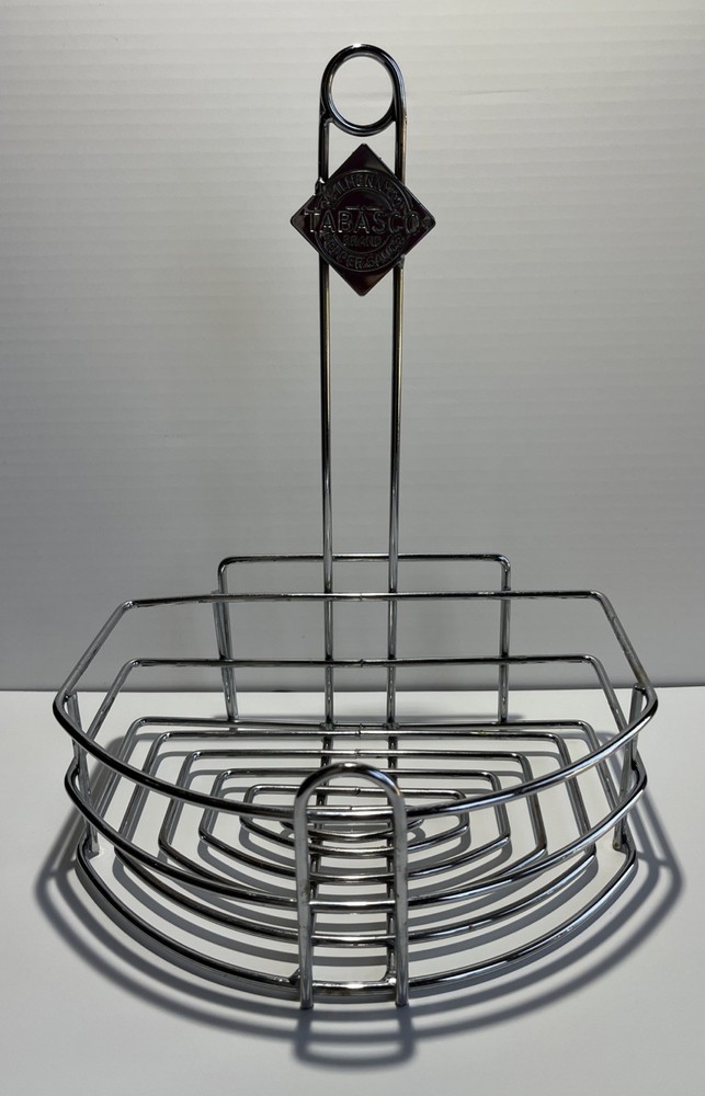 Tabasco Restaurant Wire Basket Condiment Caddy Menu holder