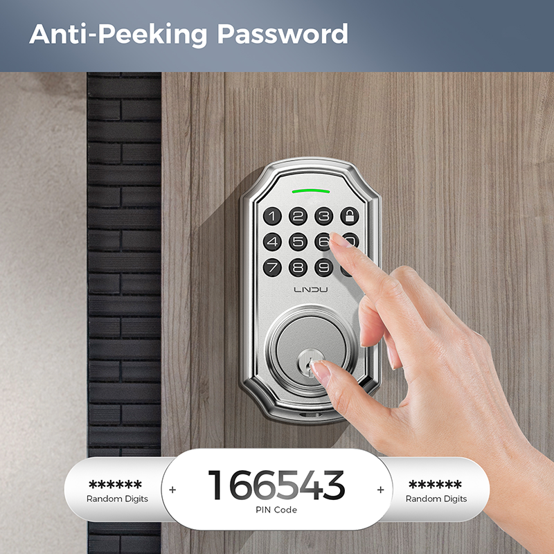 ARPHA Smart Front Door Lock Set 100Code Electronic Keypad Deadbolt Keyless Entry
