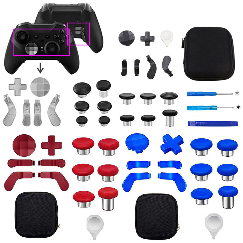 For XBOX ONE ELITE Series 2 Controller Joystick Cross Key Button Cap Accessories