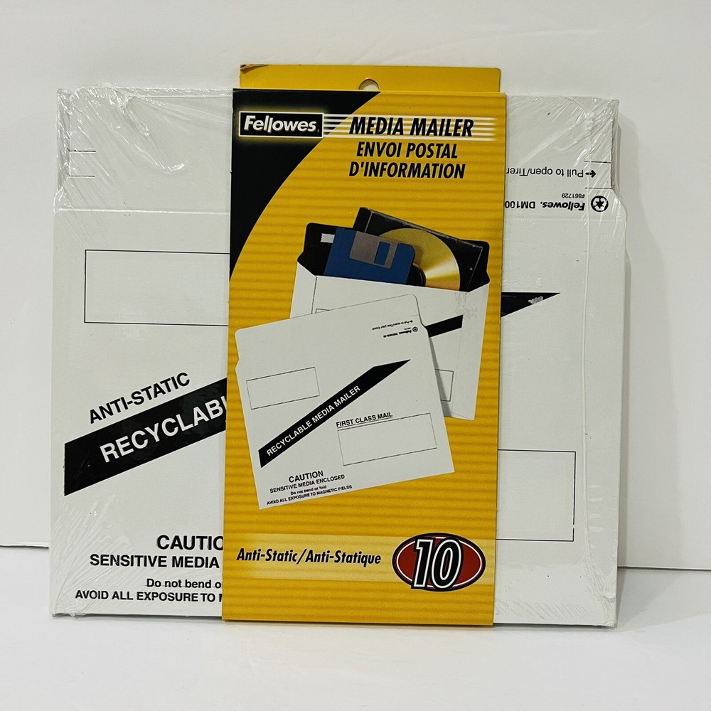 fellowes Media CD paper data mailer 10 Envoi Postal D’information