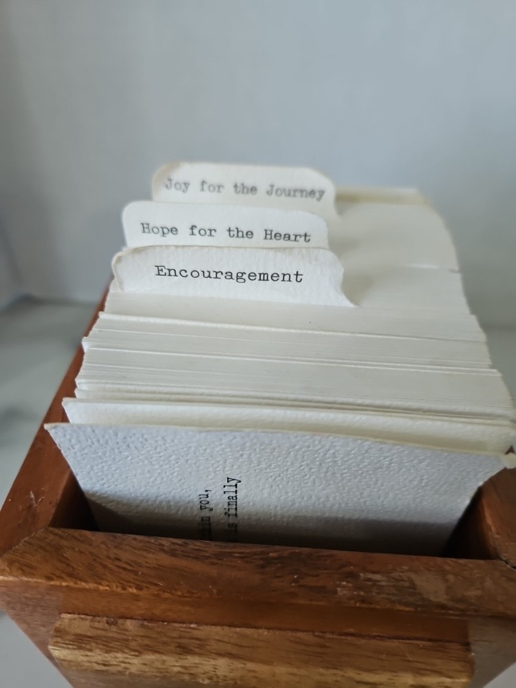 Mary & Martha Wooden Scripture Box