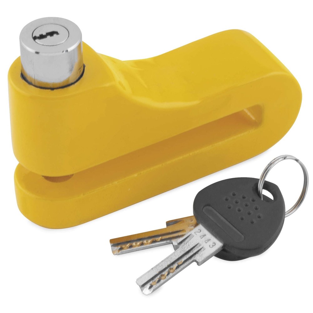 Bully Locks 10mm Disc Lock Yellow 1581L-YLW