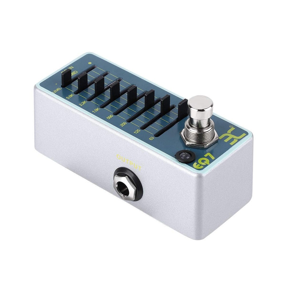 7 Band EQ Micro Guitar Effect Pedal With Graphic Equalizer