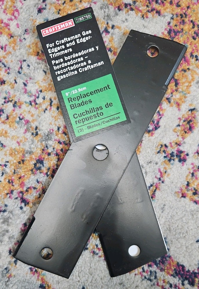 Craftsman 9” Replacement Edger Blades 7185755 2 Pack.