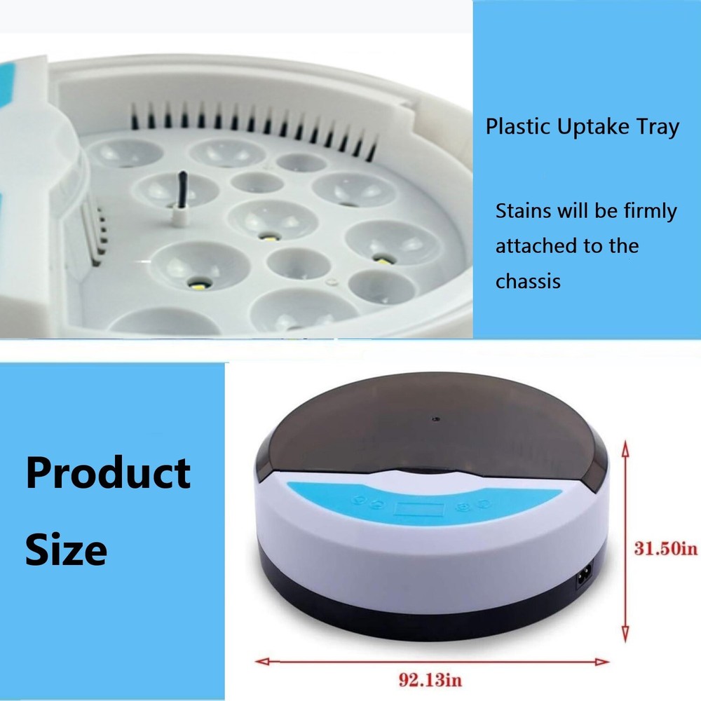 HBN 9 Egg Incubator w/ Temperature Control, Touch Operation& Temperature Display