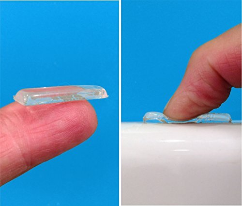 HushBumps Ultra-Quiet Bumpers for Interior Doors Doors, Clear