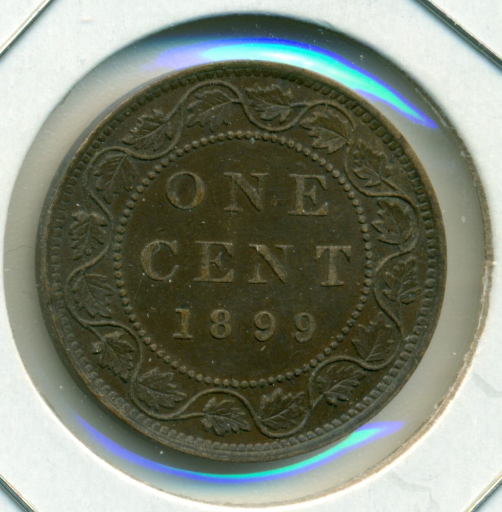 1899 CANADA LARGE CENT, EXTRA FINE, GREAT PRICE!