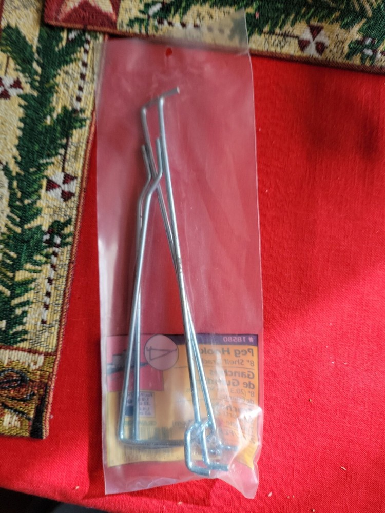 Crawford 18580 Hook Shelf Bracket, 8", 2-Count