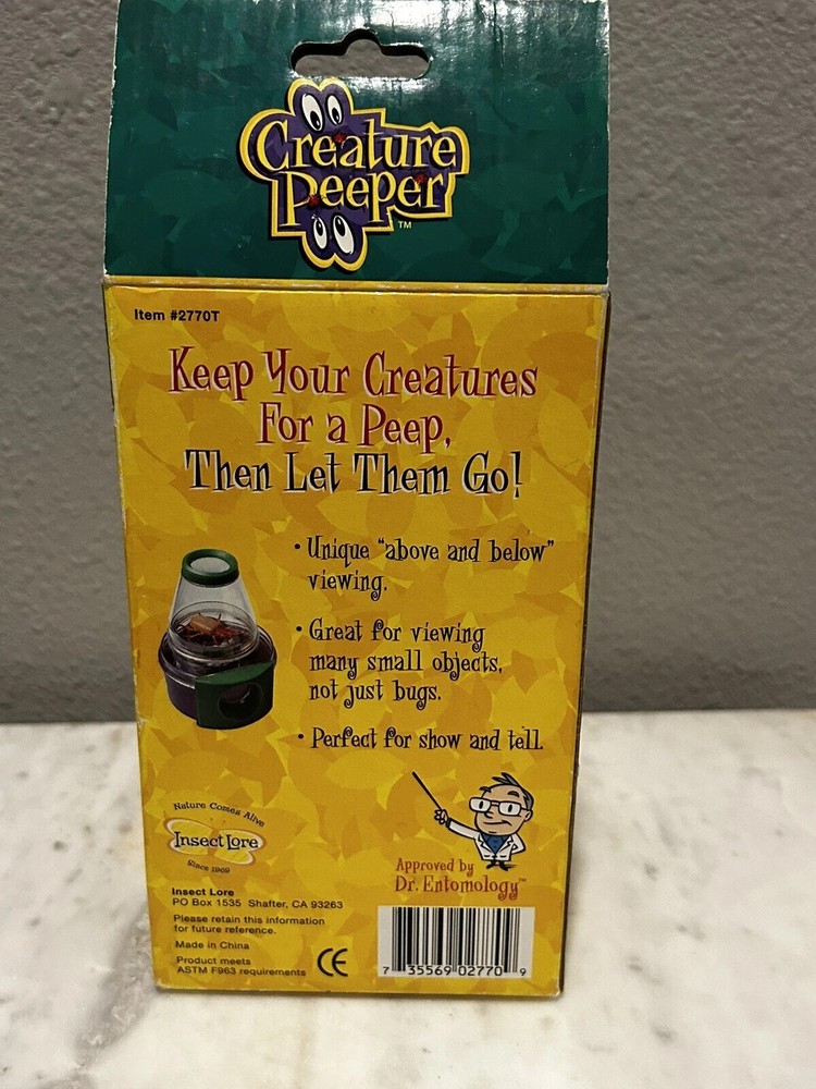 Insect Lore Creature Peeper Above-Below 3d Bug Viewer with 3X Magnification