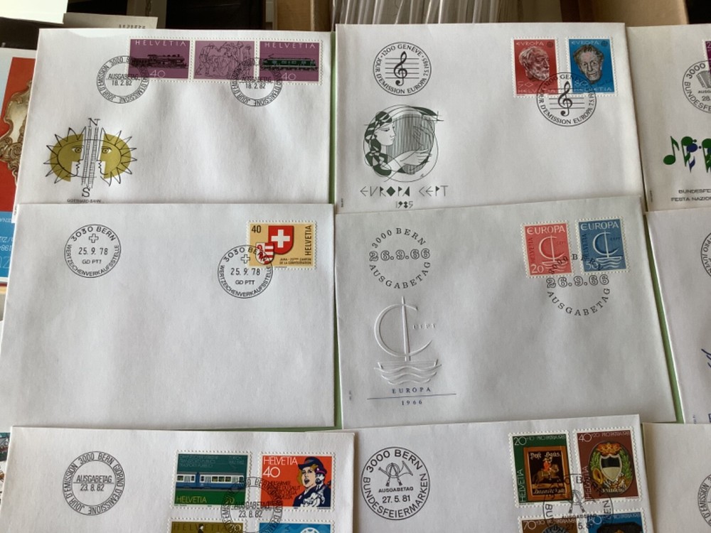 Switzerland postal covers 16 items Ref A2185