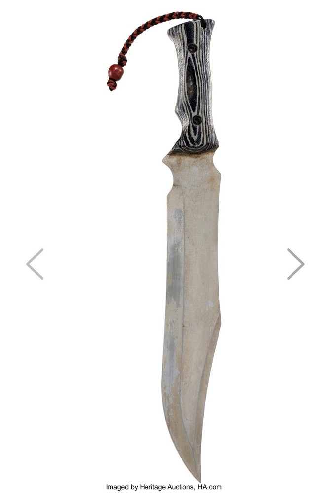 Heritage Auctions Screen-Used Walking Dead Beta Ryan Hurst Ensemble w/ Knives.