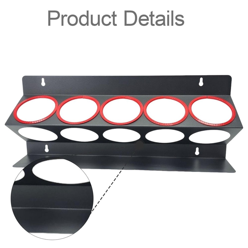 Spray Bottle Holder Iron Easy Install Bottle Storage Rack for Garage