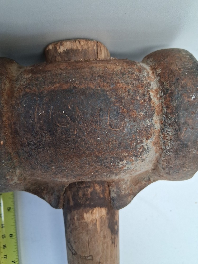 Vintage USMC 10 pound tent Sledge hammer