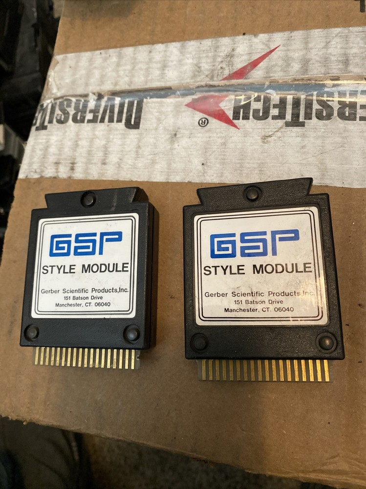 GSP GERBER SCIENTIFIC Style Module Style Level C 8C
