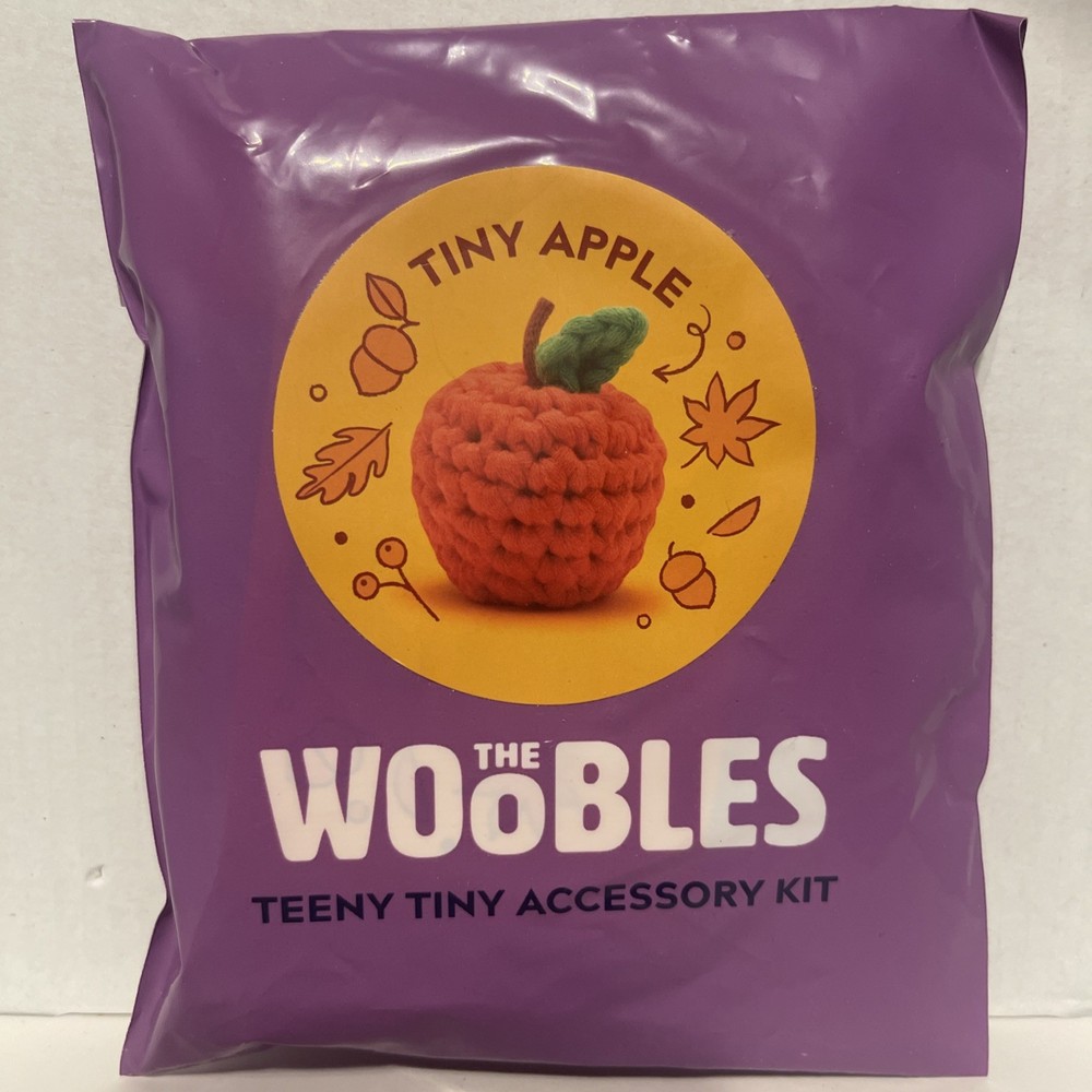 The Woobles Tiny Apple Accessory