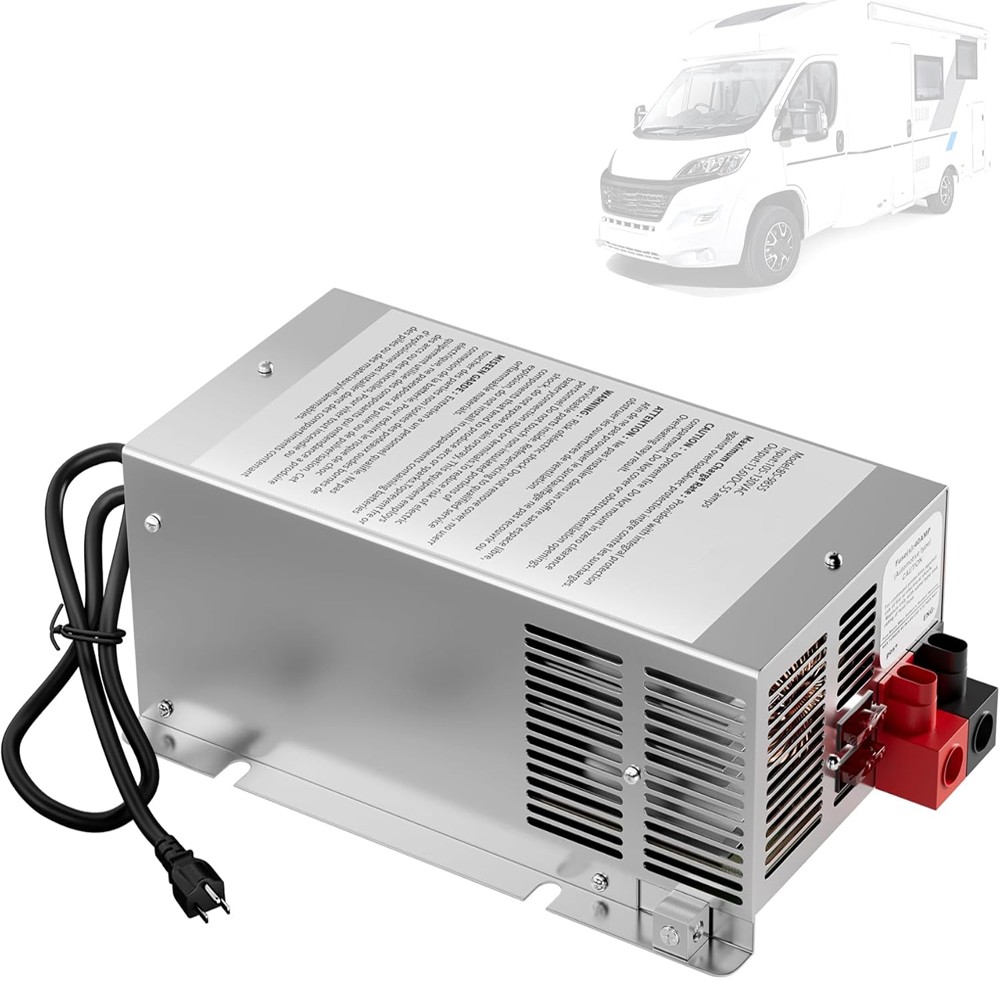 Converter 55 Amp Deck Power Converter Charger For RV Trailer Camper WF-9855 12V