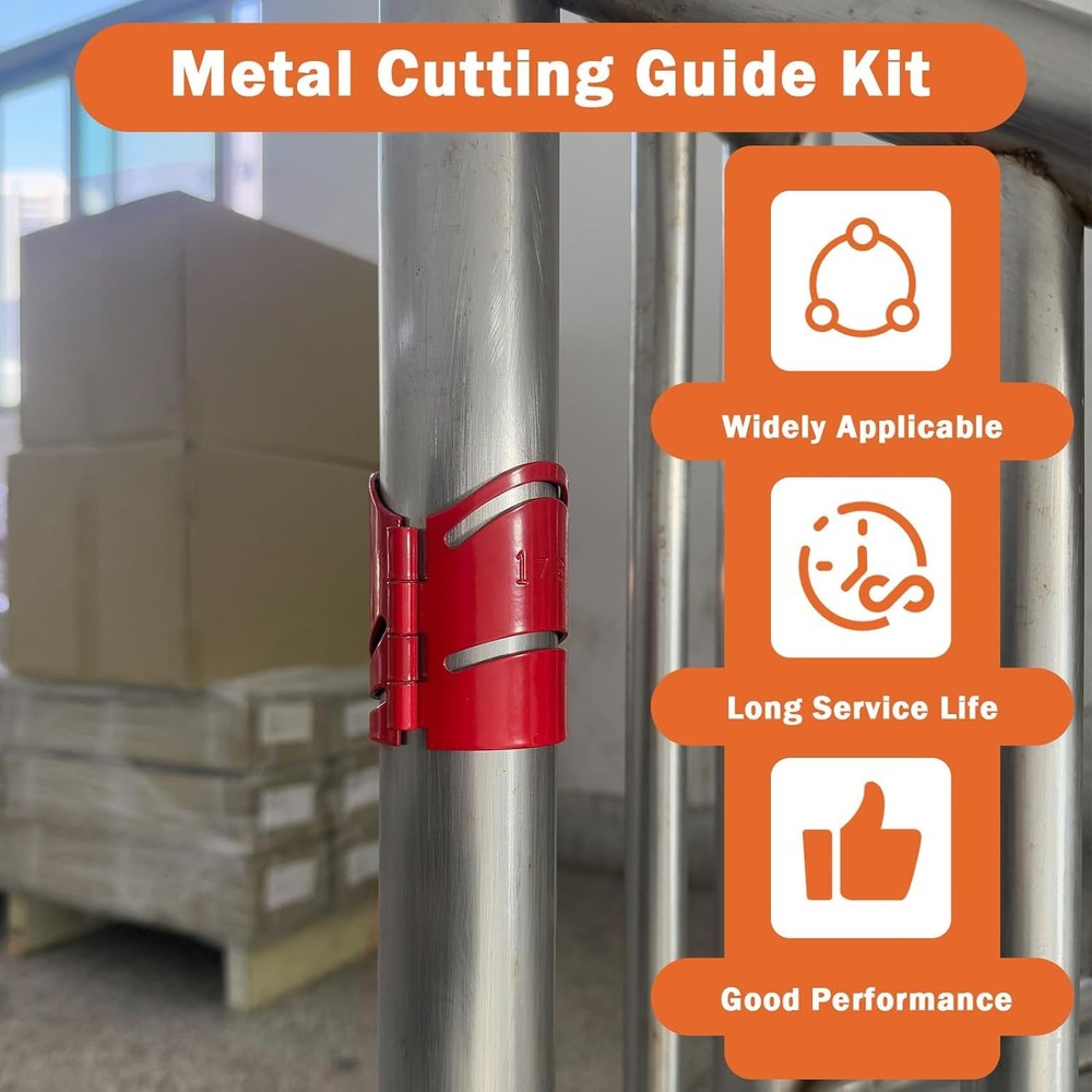 Versatile Metal Cutting Guide Kit for 45°, 90°, 22.5° & Saddle Cuts
