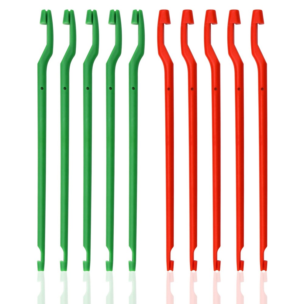 BB Hapeayou Easy Fish Hook Remover Tool 10pcs Medium, ['Red', 'Green']