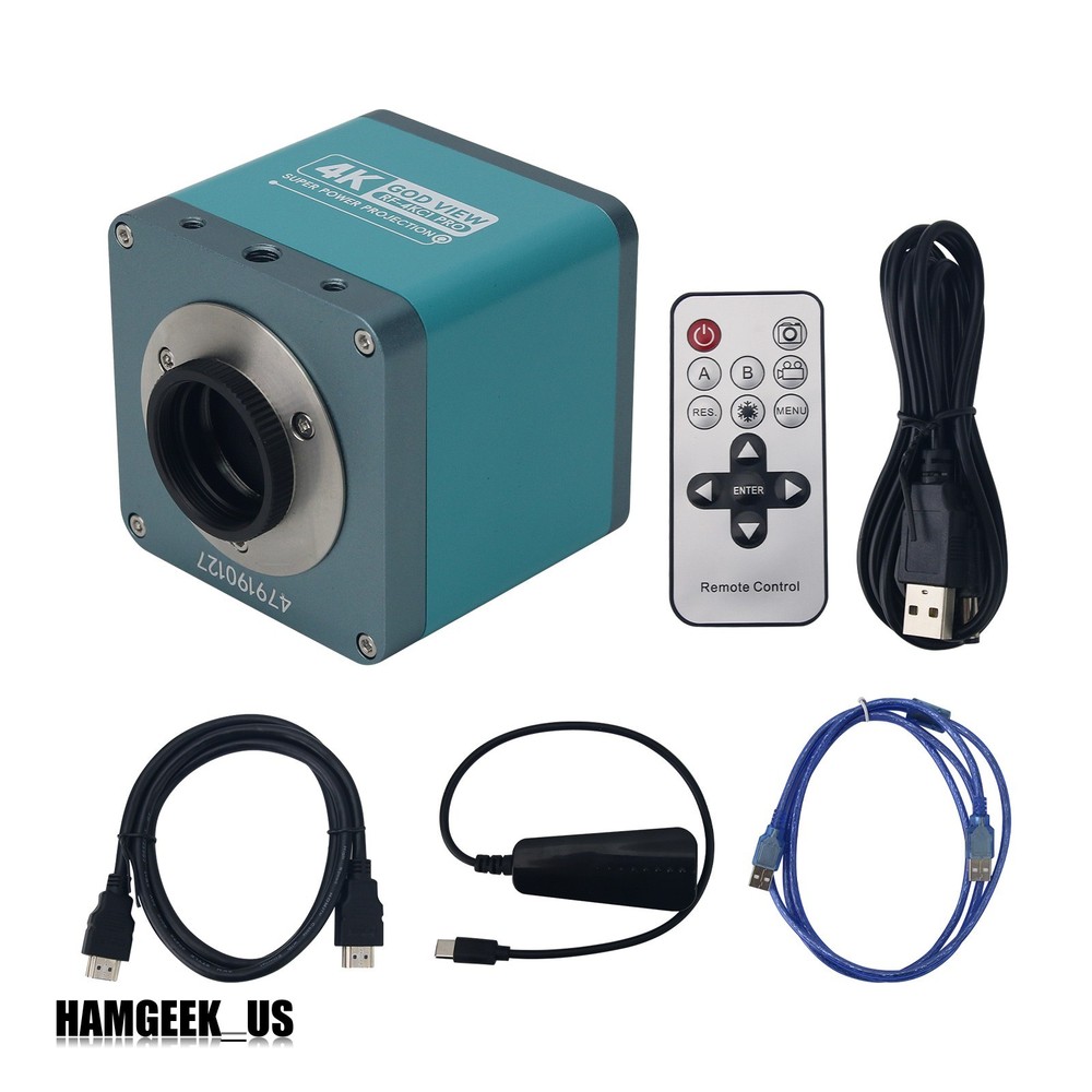 RF4 4K HDMI-compatible High Resolution Ultra HD Industrial Microscope Camera