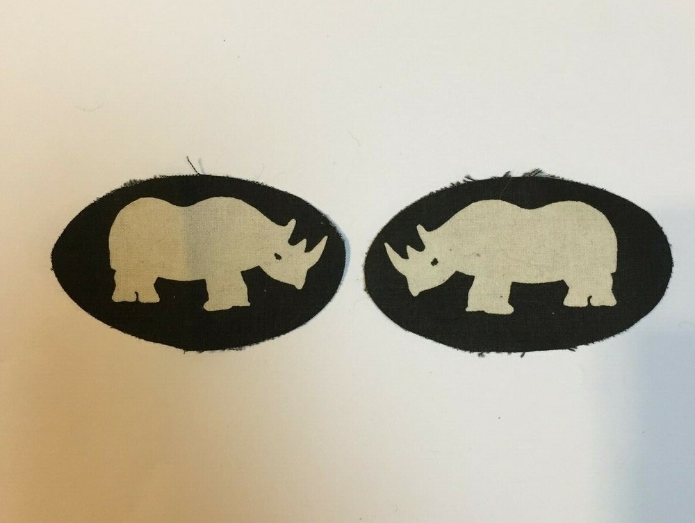 BRITISH ARMY 2.nd Armoured Brigade tabs For Tunic