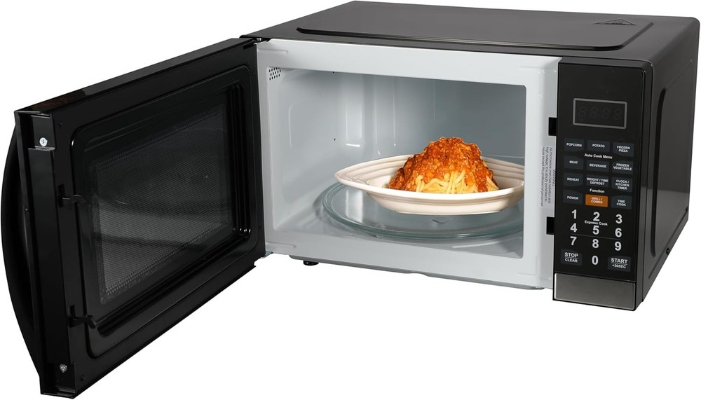 Microwave with Built In Grill Function Stainless Steel