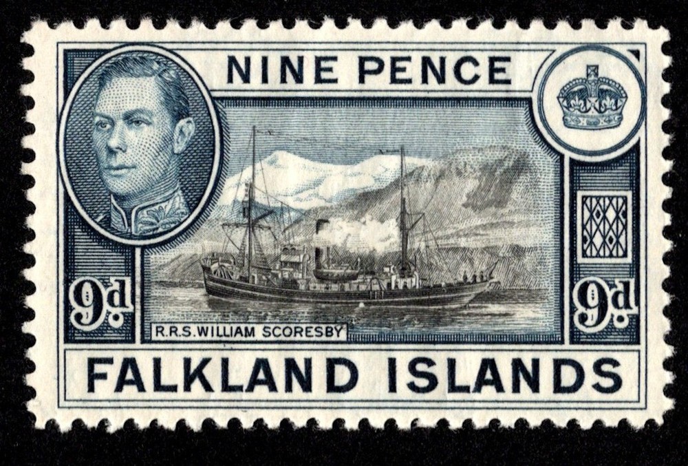 Falkland Islands Scott 90 Mint never hinged.