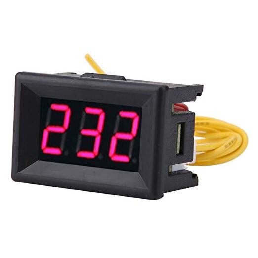 1pc Voltmeter Digital Voltage Display Meter 0.36″ LED Display Voltmeter AC