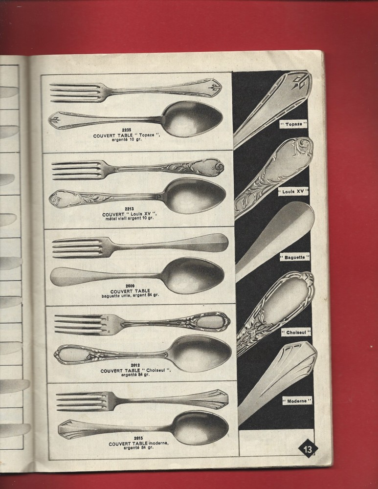 1937 CATALOGUE LES ECOS