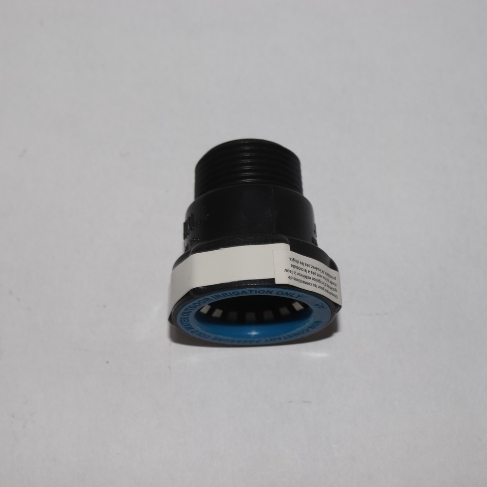 Orbit Adapter Polyethylene Black 3/4" x 1" MPT 31383H
