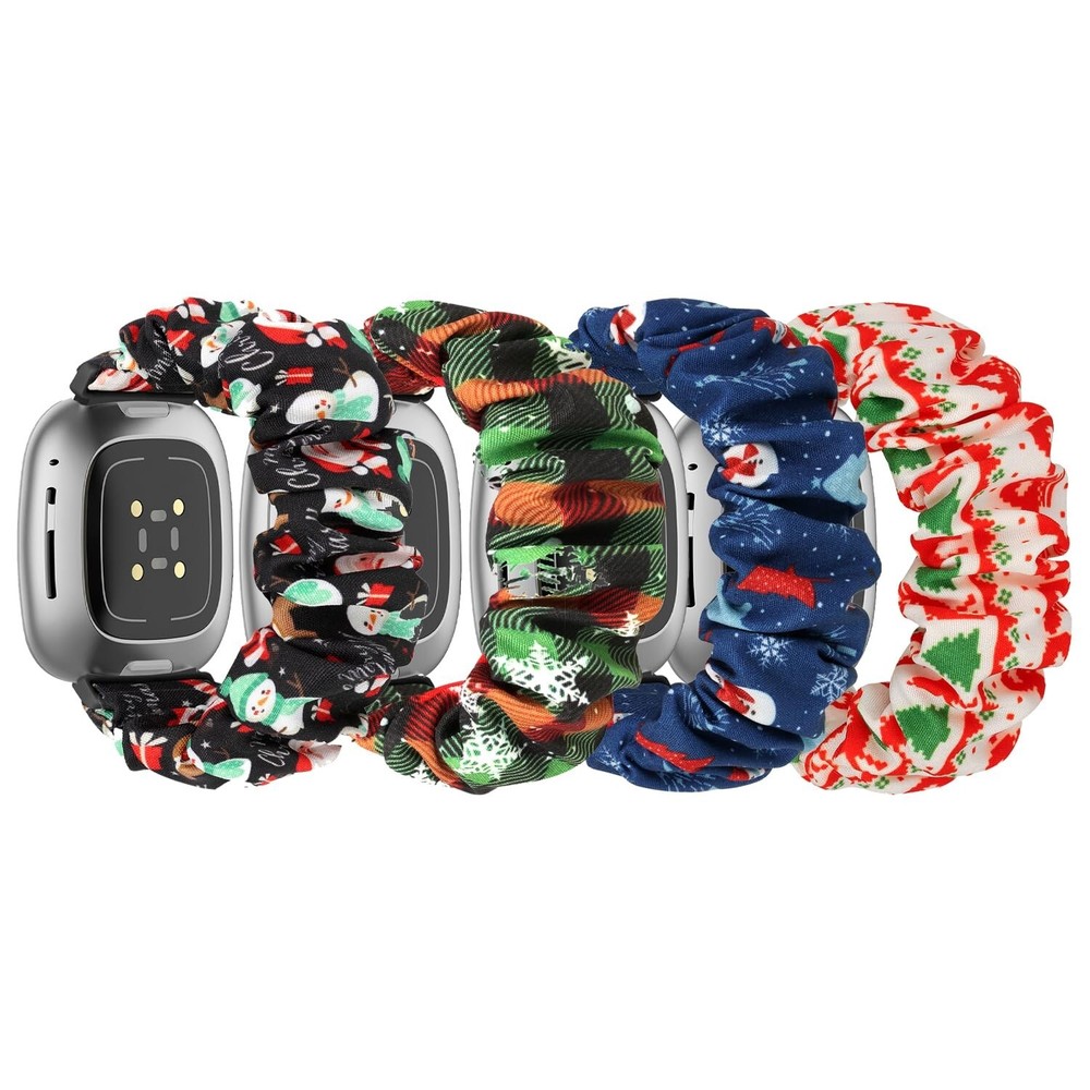 Scrunchie Bands Compatible with Fitbit Sense/Sense 2 / Versa 3 / Ve... Fast Ship