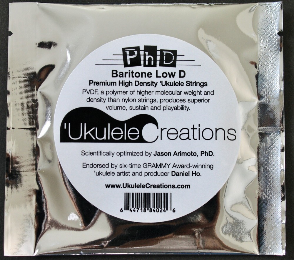 PHD Ukulele Strings BARITONE LOW D Daniel Ho Jason Arimoto