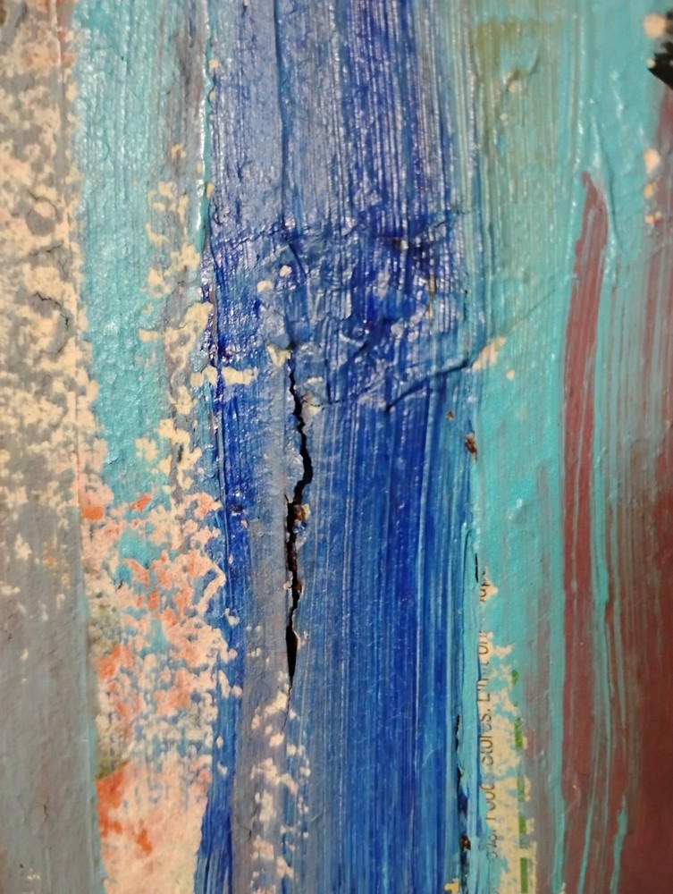 Mixed Media Collage On Canvas