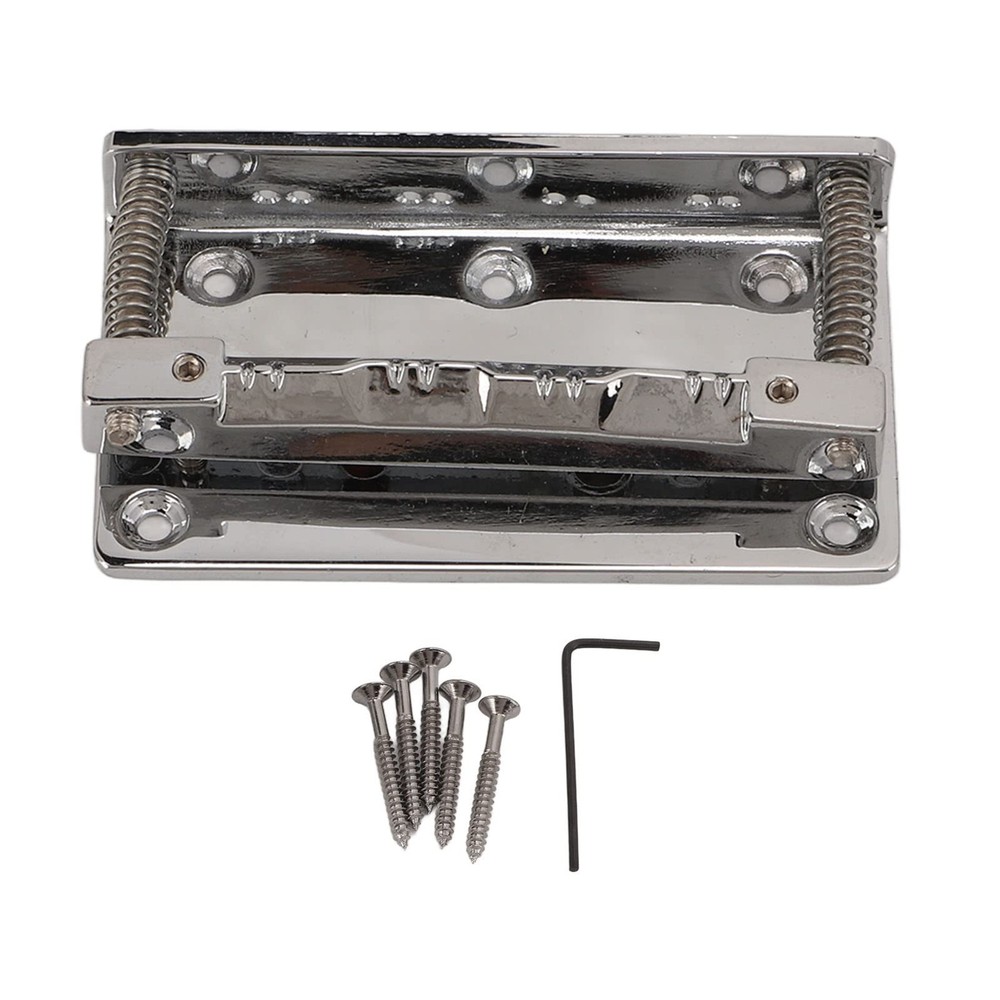 Mandolin Bridge, Metal Mandolin Bridge 8 String Saddle Bridge Plate Replaceme...