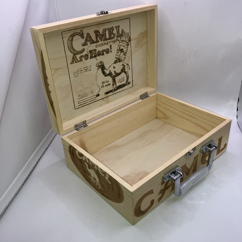Custom Camel Wood Box