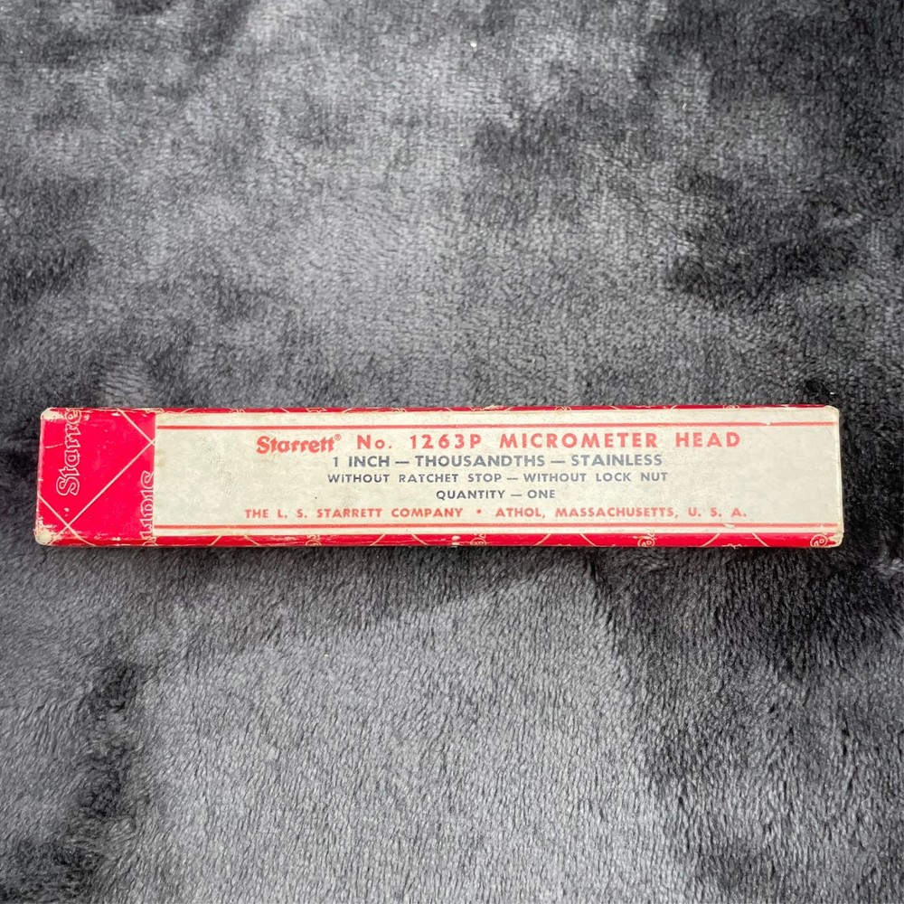 Starrett 1263P Micrometer Head