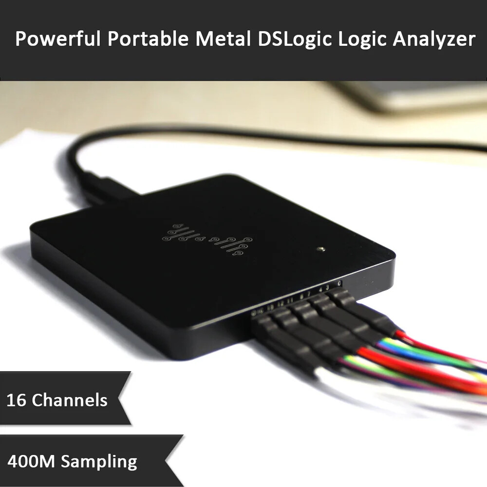 Metal Logic Analyzer 16 Channels 100MHz USB-based Debugging Logic Analyzer