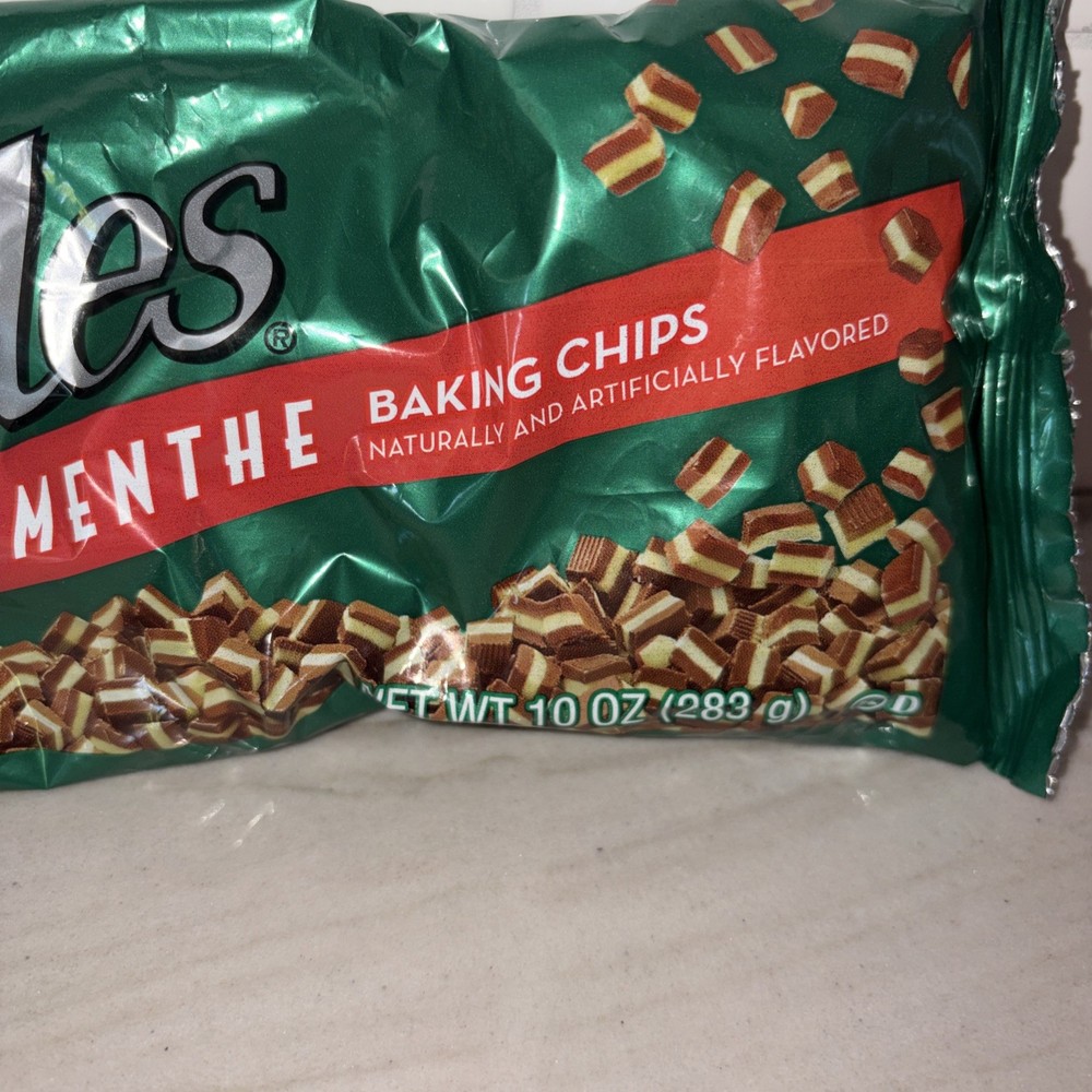 2 ANDES Creme De Menthe Premium Peppermint Baking Chips 10 oz Bag