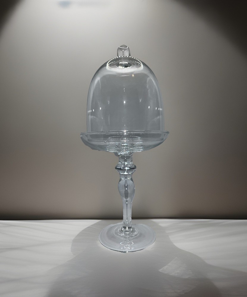 Clear Glass Cupcake Dome Cloche