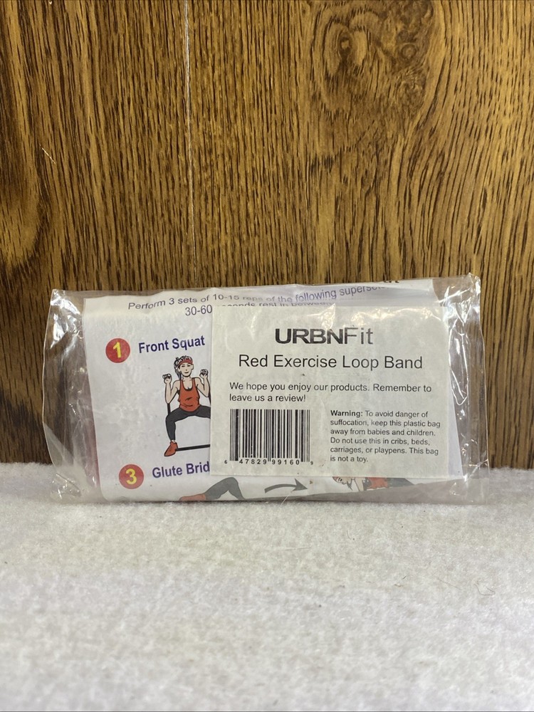 URBNFit Red Exercise Loop Band