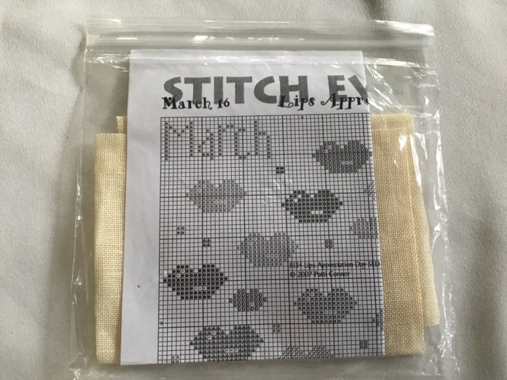 12 ~ Just Another Button Company Months Stitch Every Day ~Pattern Buttons Fabric