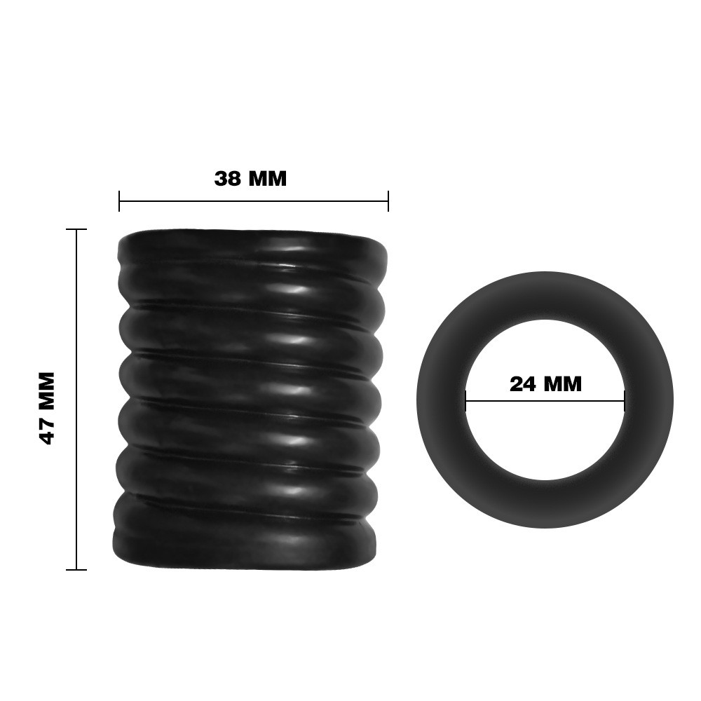 Silicone Ball Scrotum Stretcher Enhancer Squeeze Testicle Ring Delay Ejaculation