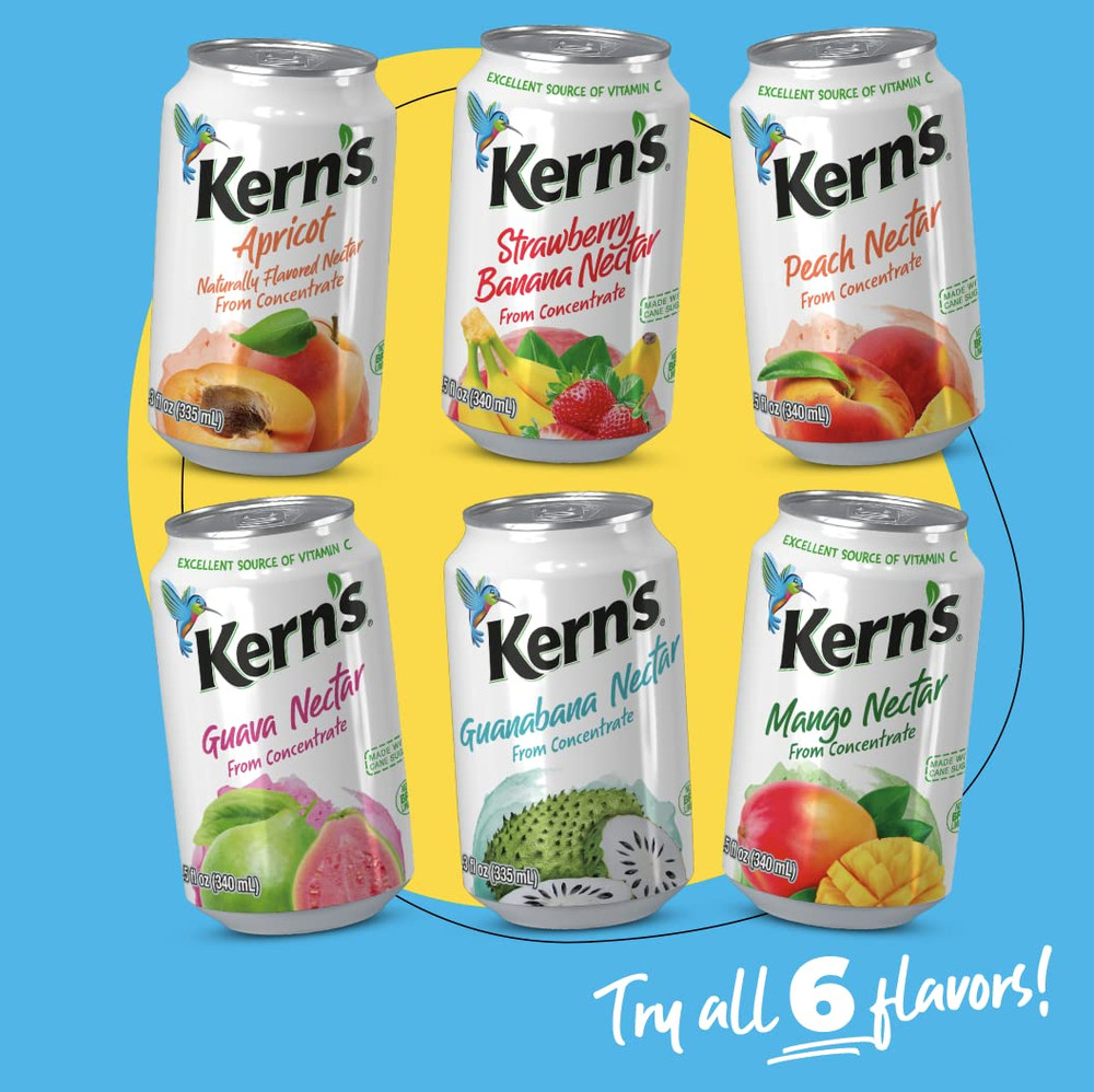 Kern'S Apricot Nectar 11.3 Fl Oz 24-Pack