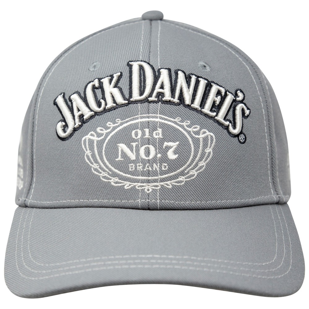 Jack Daniels Contrast Stitching Grey Hat Grey