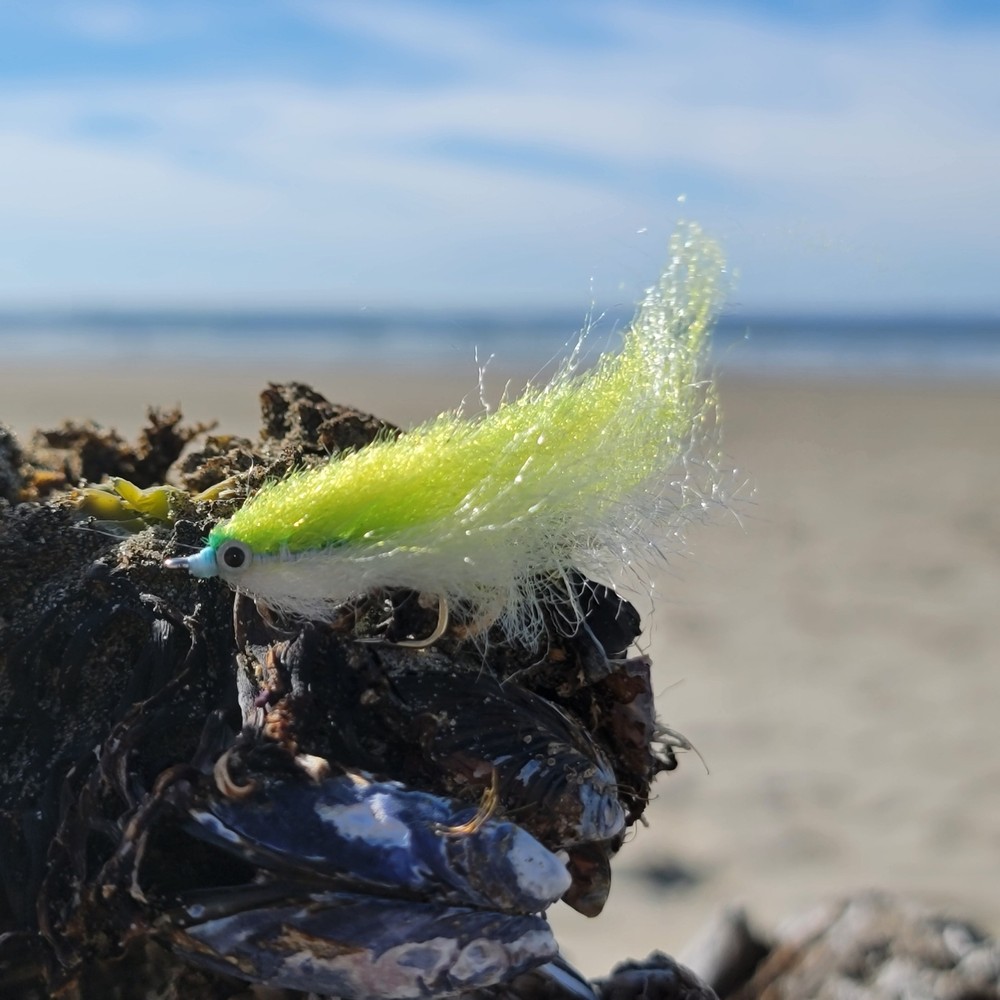 Salty Baitfish Chartreuse | Size 4