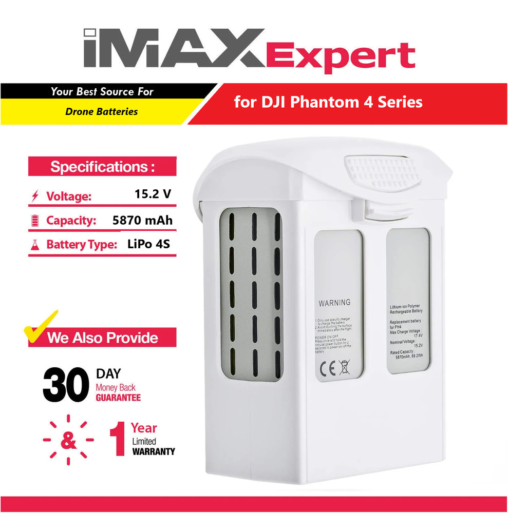 DJI Phantom 4 Series Drones Intelligent Flight Replacement Battery | 5870mAh