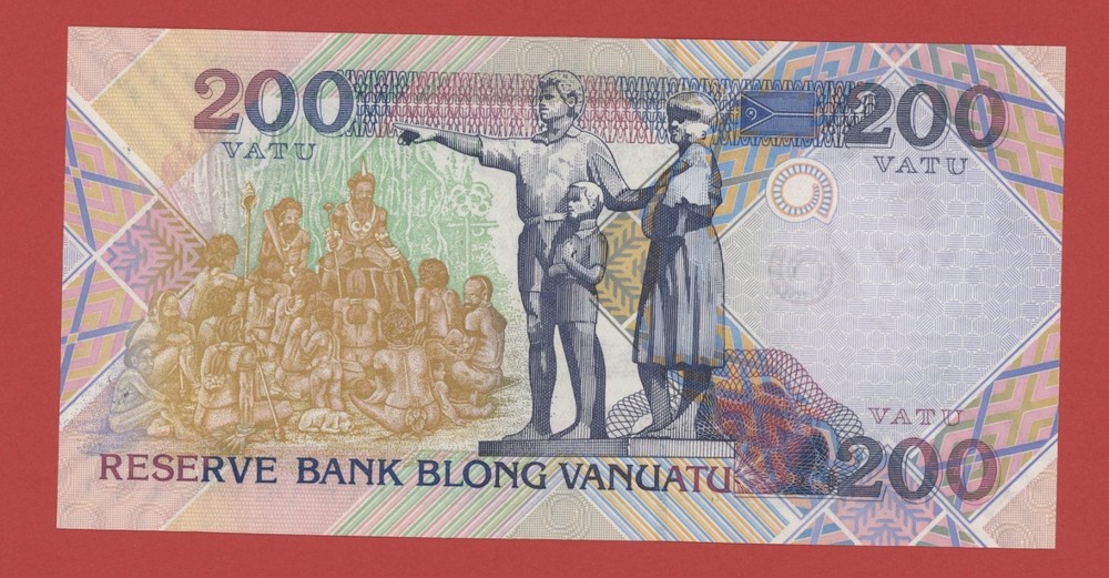 VANUATU 200 VATU ( 1995 ) PICK # 8b UNC.