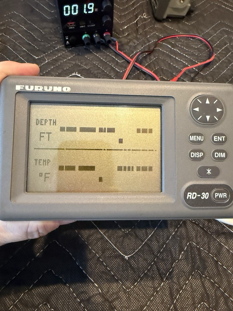 Furuno RD-30 Multi Display Marine Data Repeater GPS Navigator Depth Speed Meter